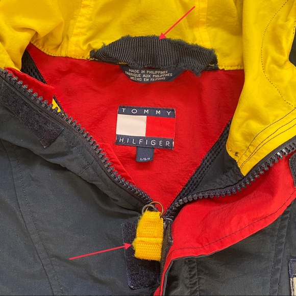 Vintage 90’s Tommy Hilfiger Sailing Gear Jacket L - Picture 7 of 10